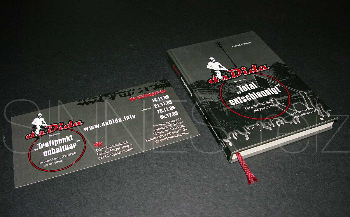 Corporate Design Kunde daDida: Einladungskarten, Buchgestaltung