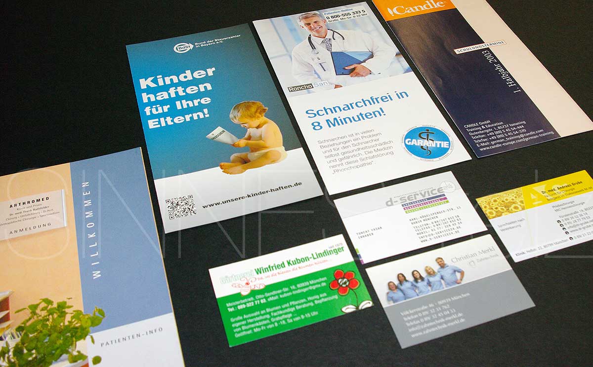 Corporate Design Kunde Blütenzauber: Briefpapier * Visitenkarte * Quittungsblock