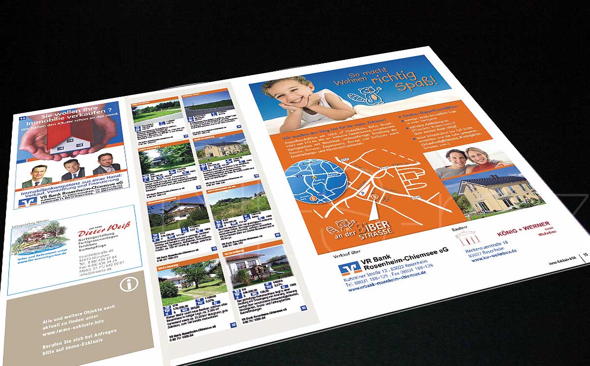 Immo-Exklusiv: Seitenlayout Anzeigenteil